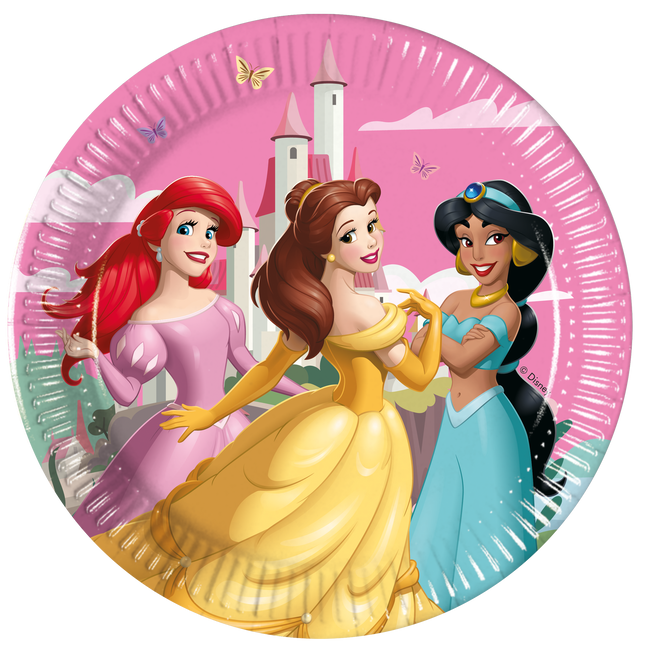 Disney Prinzessinnen Teller 20cm 8Stück