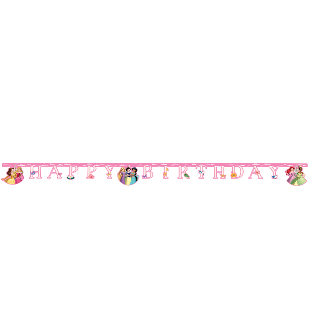 Disney Prinzessinnen Buchstabengirlande Happy Birthday