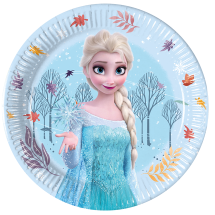 Gefrorene Teller Elsa 20cm 8Stk