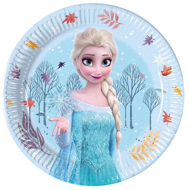 Gefrorene Teller Elsa 20cm 8Stk