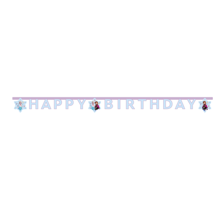 Gefrorene Buchstabengirlande Happy Birthday 2m