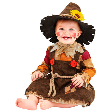 Vogelverschikker-Kostüm, braun, für Kinder