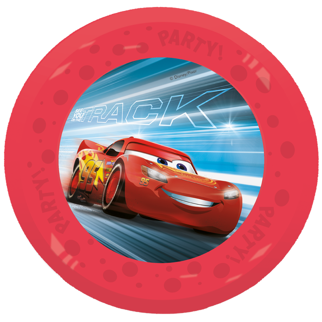 Cars Schilder Victory Is Mine Plastik 21cm 4Stk