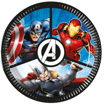 Avengers Teller 20cm 8Stück