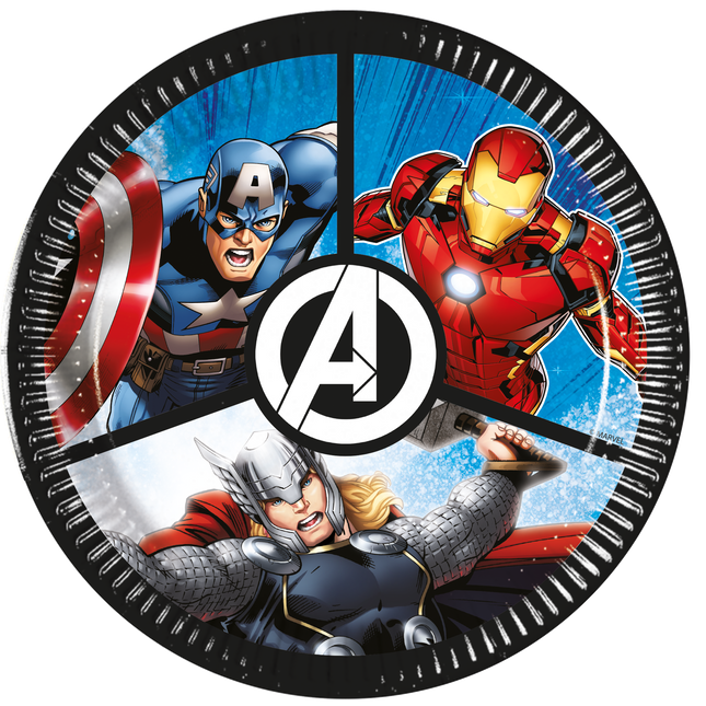 Avengers Teller 20cm 8Stück