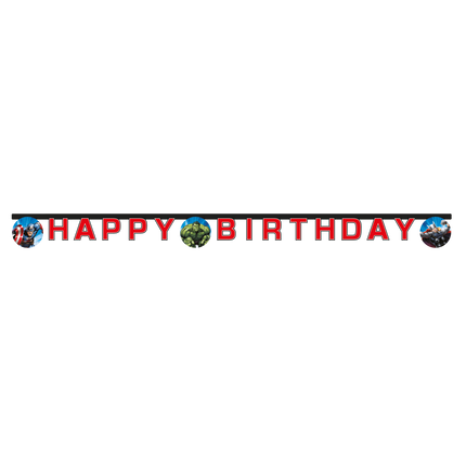 Avengers Briefschlinge Happy Birthday 1,8m