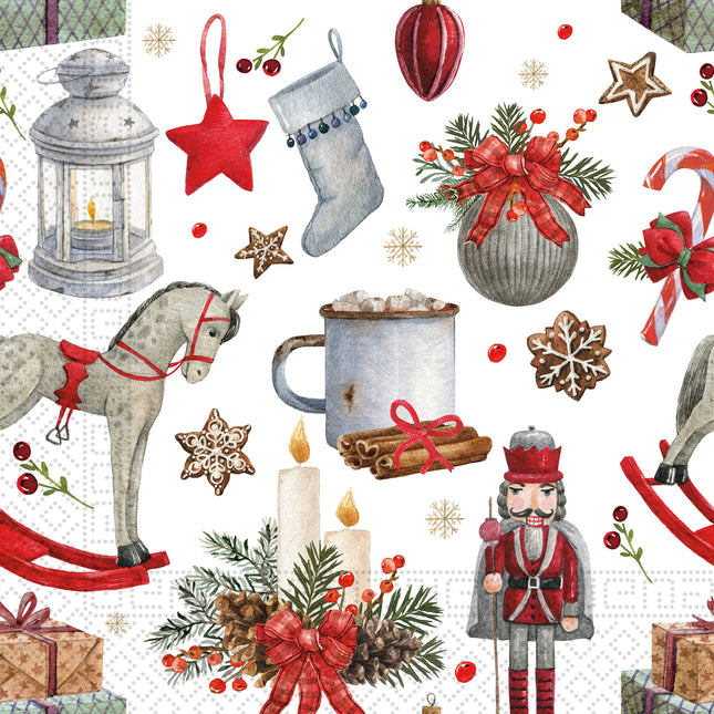 Weihnachtsservietten Weihnachtsdekoration 3 Lagen 33cm 20 Stk