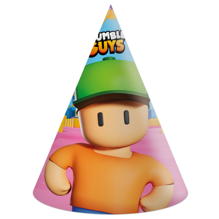 Stumble Guys Party Hats 6pcs