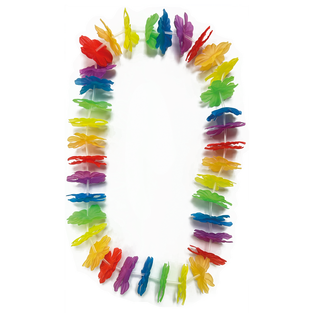 Bunter Hawaii Kranz Regenbogen