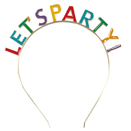 Bunte Tiara Lets Party