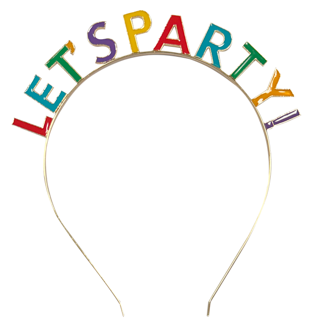 Bunte Tiara Lets Party