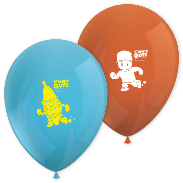 Stumble Guys Luftballons 8 Stk