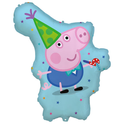 Peppa Pig Helium Ballon Grün Leer 85cm