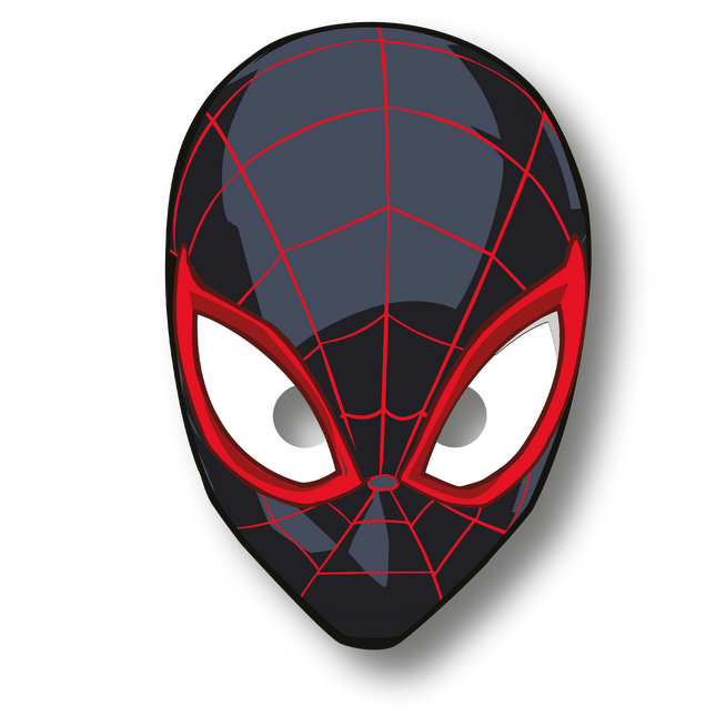 Spiderman Maske Welt der Netze 6 Stk