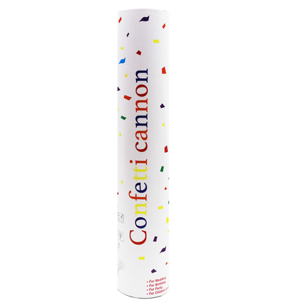 Buntes Konfettikanonenpapier