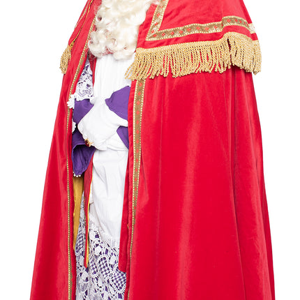 Sinterklaas Anzug komplett Samt 4 Stück