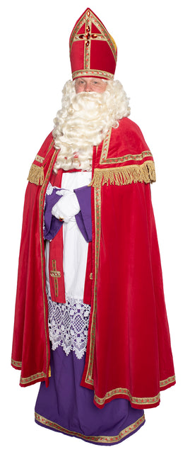 Sinterklaas Anzug Cotton Velvet 4-teilig