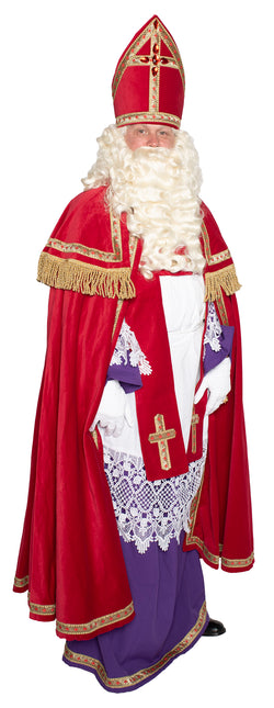 Sinterklaas Anzug Cotton Velvet 4-teilig