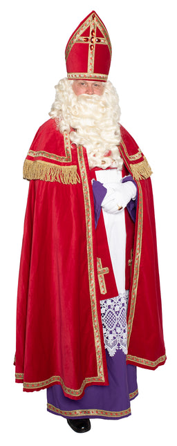 Sinterklaas Anzug Cotton Velvet 4-teilig