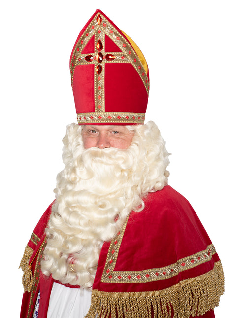 Sinterklaas Anzug Cotton Velvet 4-teilig