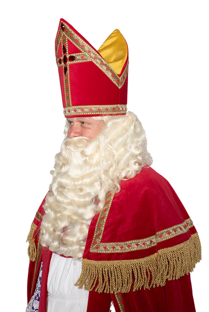 Sinterklaas Anzug Cotton Velvet 4-teilig