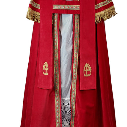 Sinterklaas Kostüm Samt 3 Stück