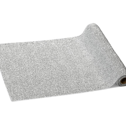 Silberner Tischläufer Metallic 3m