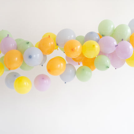 Weiße Ballons Valnet 1m