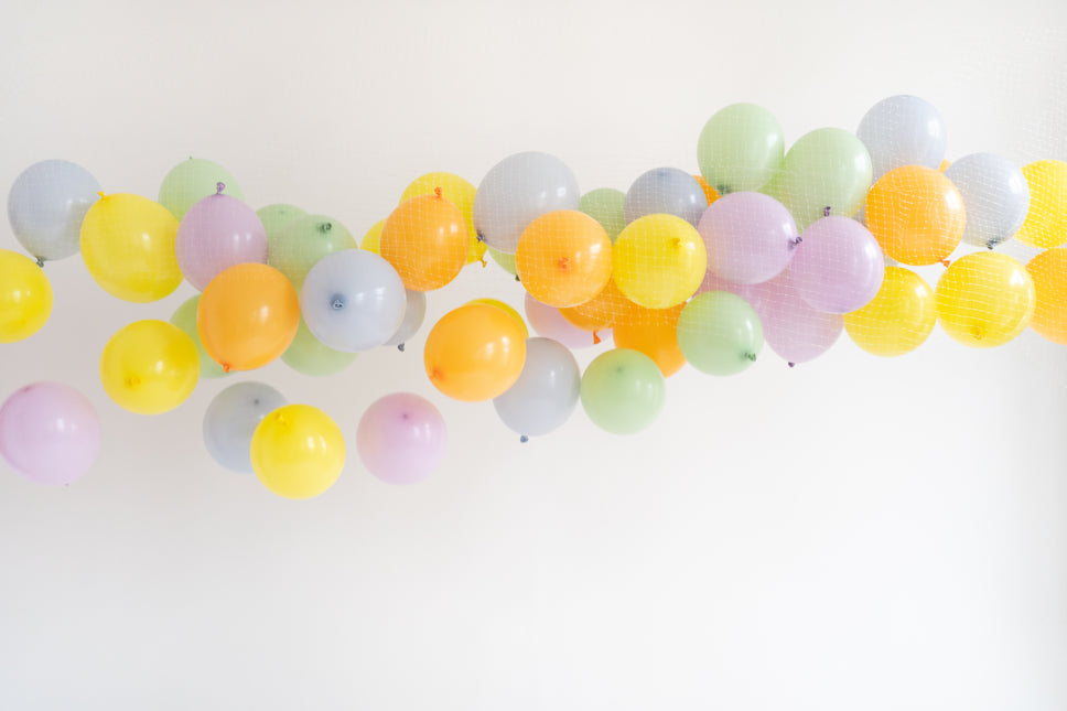 Weiße Ballons Valnet 1m