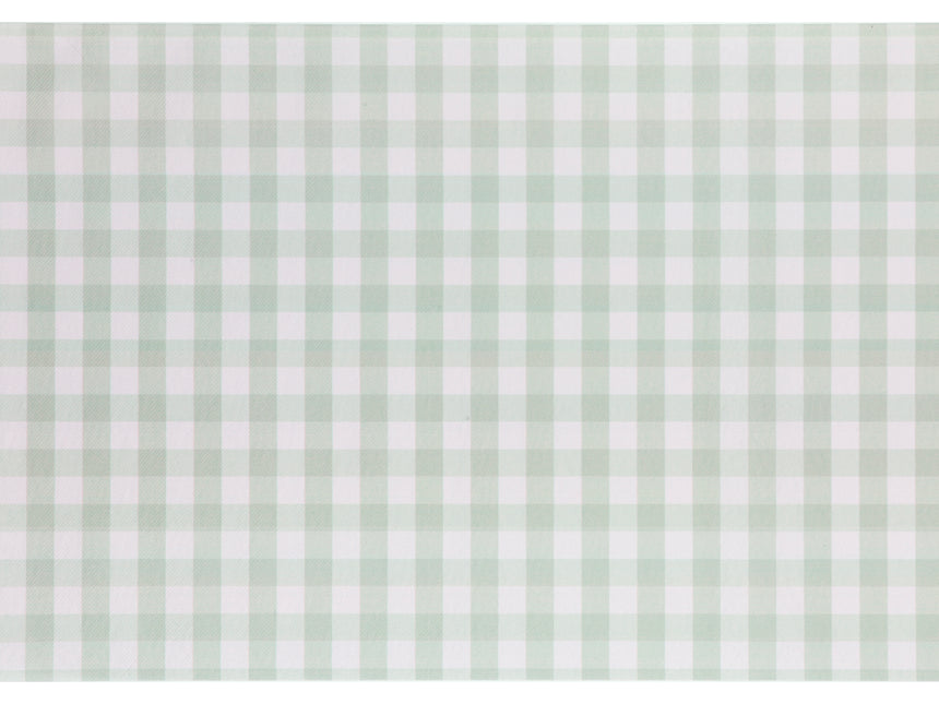 Weiß Grüner Tischläufer 5m