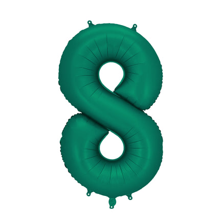 8 Jahre Figur Ballon Grün 86cm