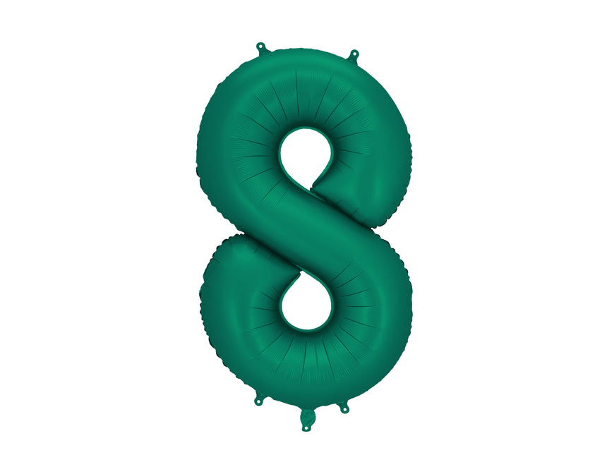 8 Jahre Figur Ballon Grün 86cm