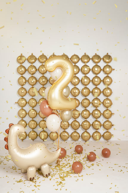 Dinosaurier Ballon Gold 91cm