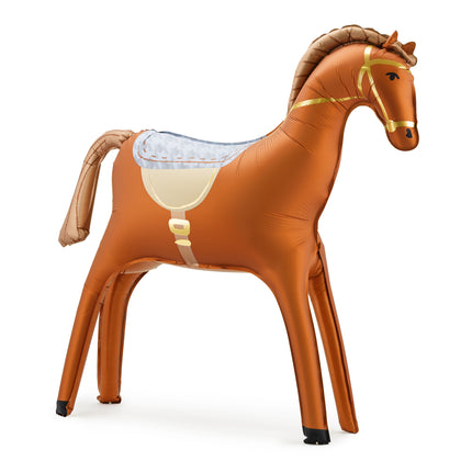 Pferd Luftballon Braun Leer 1.1m