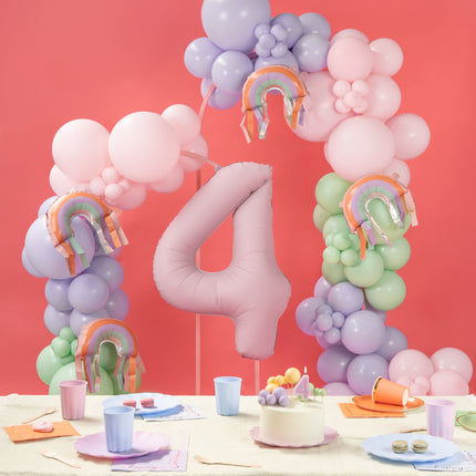 Regenbogen Ballon Leer 41cm