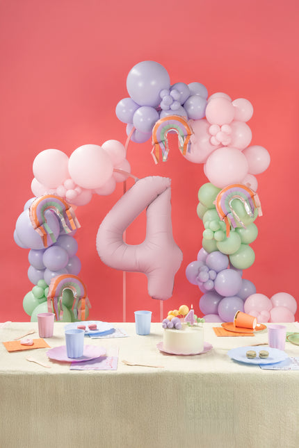 Regenbogen Ballon Leer 41cm