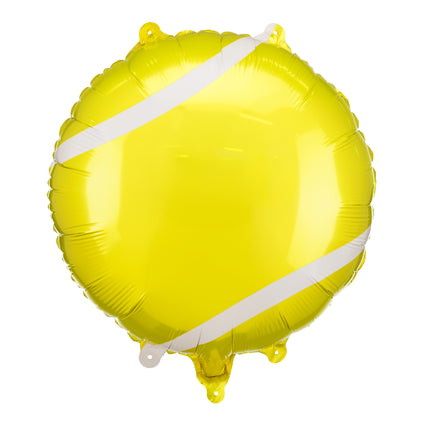 Gelber Heliumballon Tennisball leer 35cm