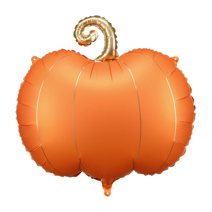 Kürbis Helium Ballon Orange Leer 62cm