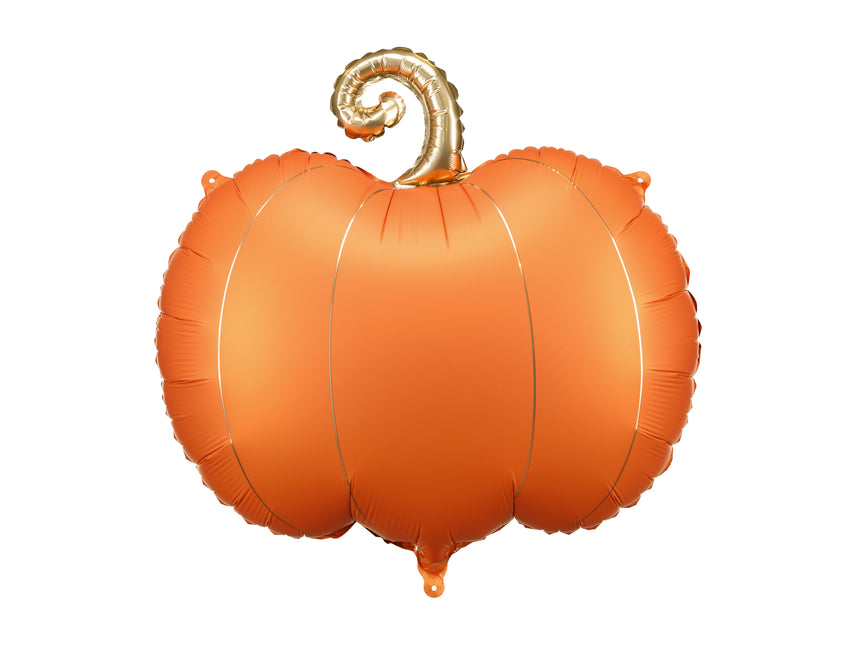 Kürbis Helium Ballon Orange Leer 62cm
