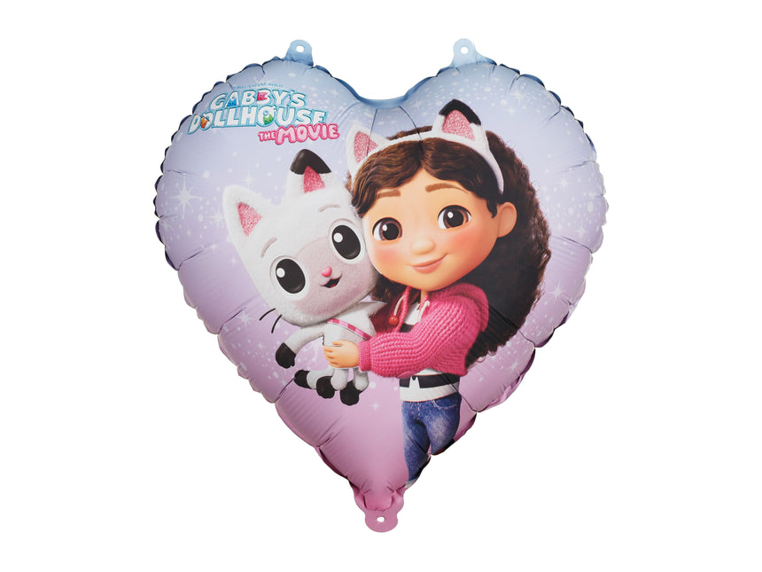 Folienballon Herz Gabby's Dollhouse, 35cm