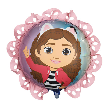 Gabby's Dollhouse Folienballon mit Rüsche, 52x52 cm