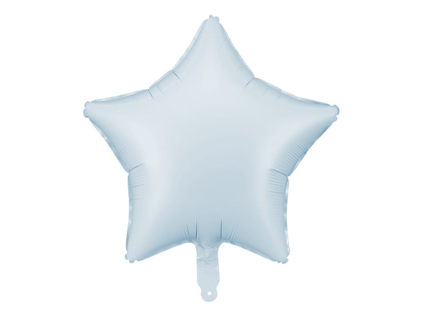 Star Helium Ballon Blau Leer 48cm