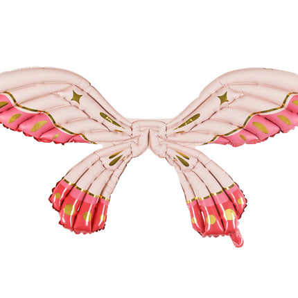 Schmetterling Helium Ballon Rosa Leer 50cm