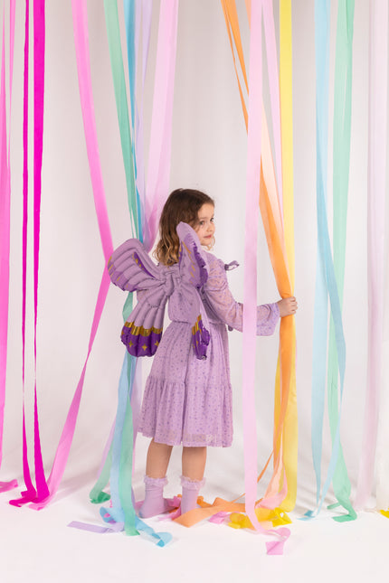 Schmetterling Helium Ballon Lila Leer 50cm
