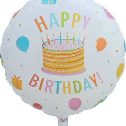 Alles Gute zum Geburtstag Helium Ballon Torte Leer 45cm