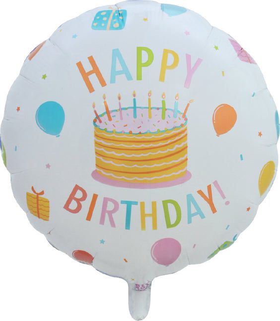 Alles Gute zum Geburtstag Helium Ballon Torte Leer 45cm