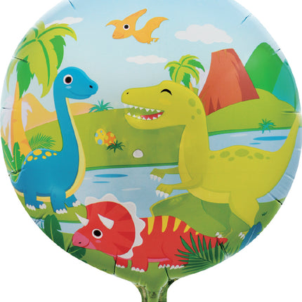 Dinosaurier Helium Ballon Dino Welt Leer 45cm