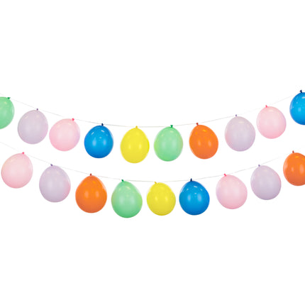 Bunte Ballongirlande
