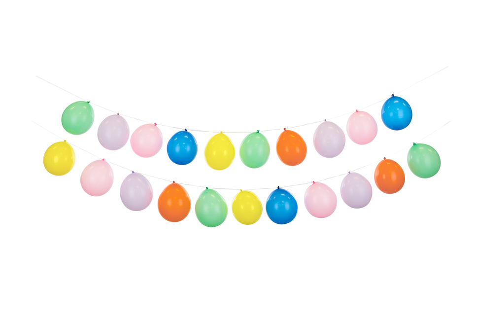 Bunte Ballongirlande