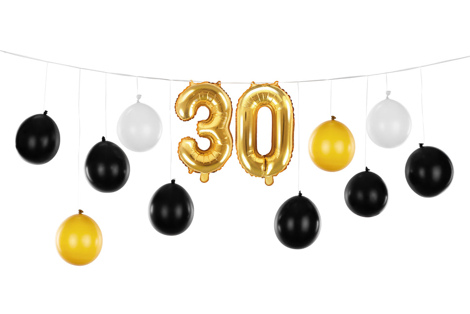 30 Jahre Ballongirlande 2,6m